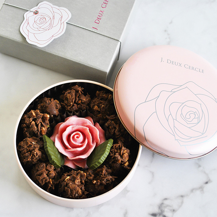 ジェイ・ドゥ・セルクル　ローズクランチチョコ　バレンタイン