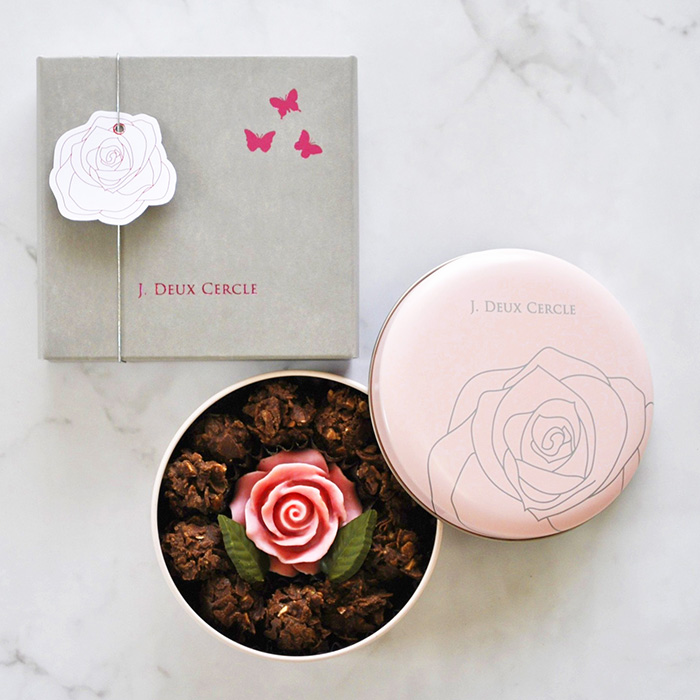 ジェイ・ドゥ・セルクル　ローズクランチチョコ　バレンタイン