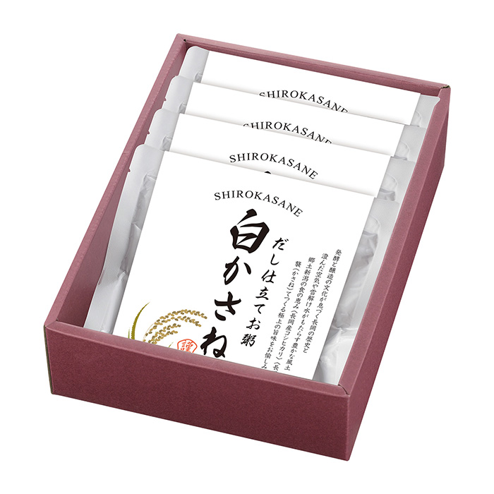 料亭かも川本館　だし仕立ておかゆ白かさね