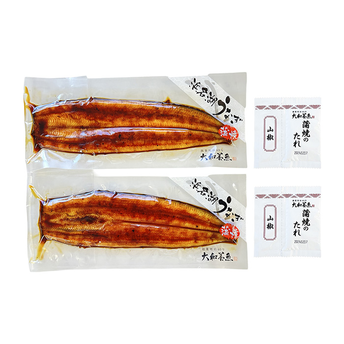 大和養魚　浜名湖うなぎ蒲焼　２尾