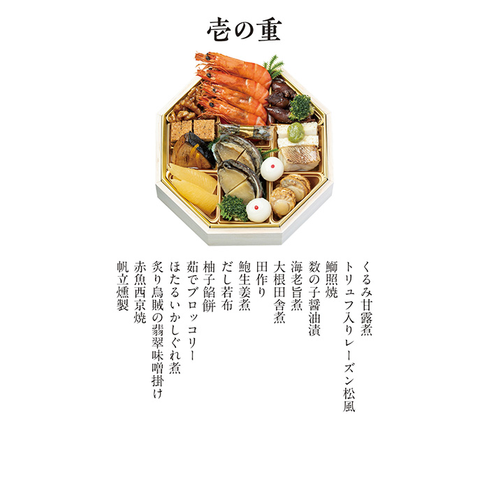 日本の極み　【千里山荘】　特選おせち　八角三段重（お届けは２０２６年１２月３０日）
