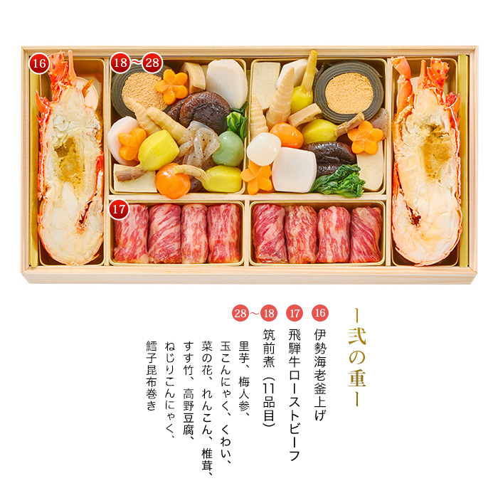 日本の極み　【五万石本店】　特撰おせち　三段重（お届けは２０２６年１２月３１日）