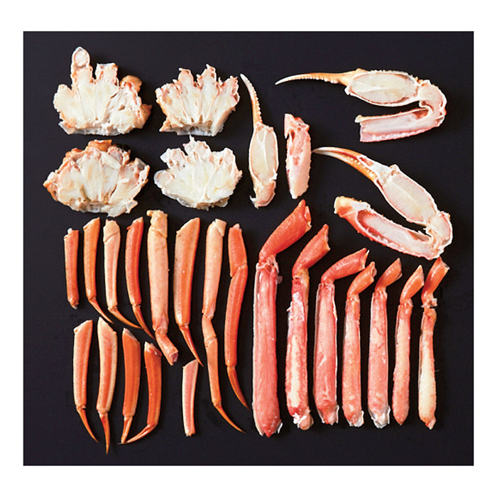 ボイルずわいがにカット
