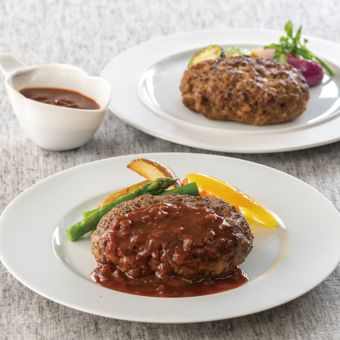 山形牛鉄板直火焼ハンバーグステーキ 山形牛鉄板直火焼ハンバーグステーキ