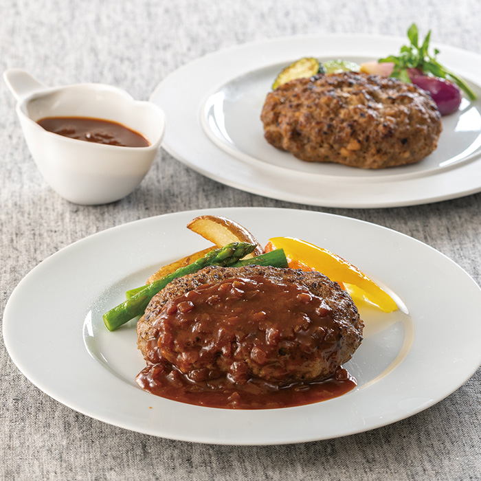 山形牛鉄板直火焼ハンバーグステーキ 山形牛鉄板直火焼ハンバーグステーキ