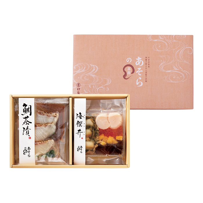 サーラのおすすめ　〈あそらの茶屋〉海饌丼・鯛茶漬詰合せ