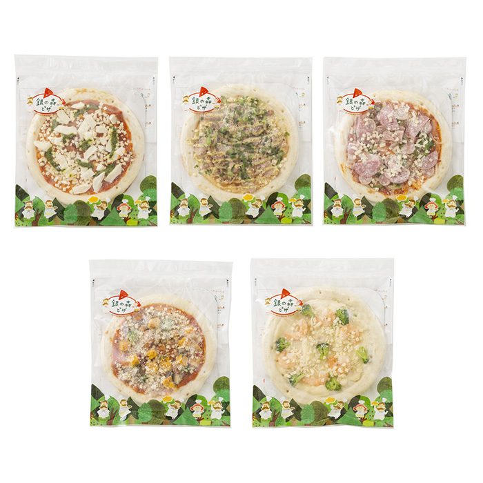 〈恵那 銀の森〉ピザ5種セット