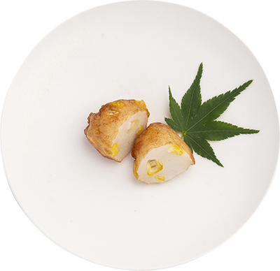 北海道産とうもろこしの揚げかまぼこ