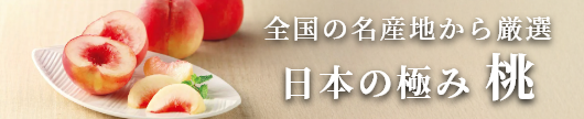 全国の名産地から厳選 日本の極み 桃