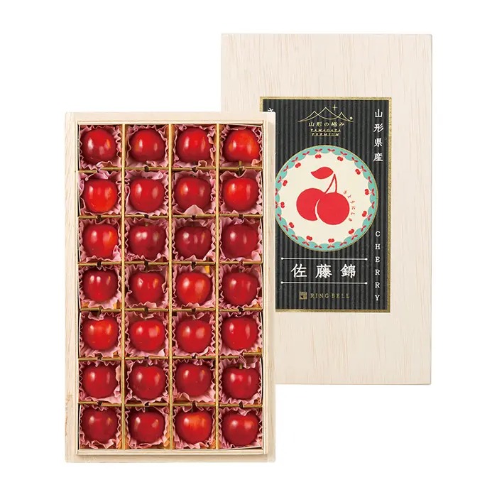 【母の日】佐藤錦 28粒 2L［チョコ詰］