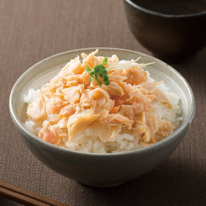 ２年熟成塩漬け鮭　焼きほぐし　３個