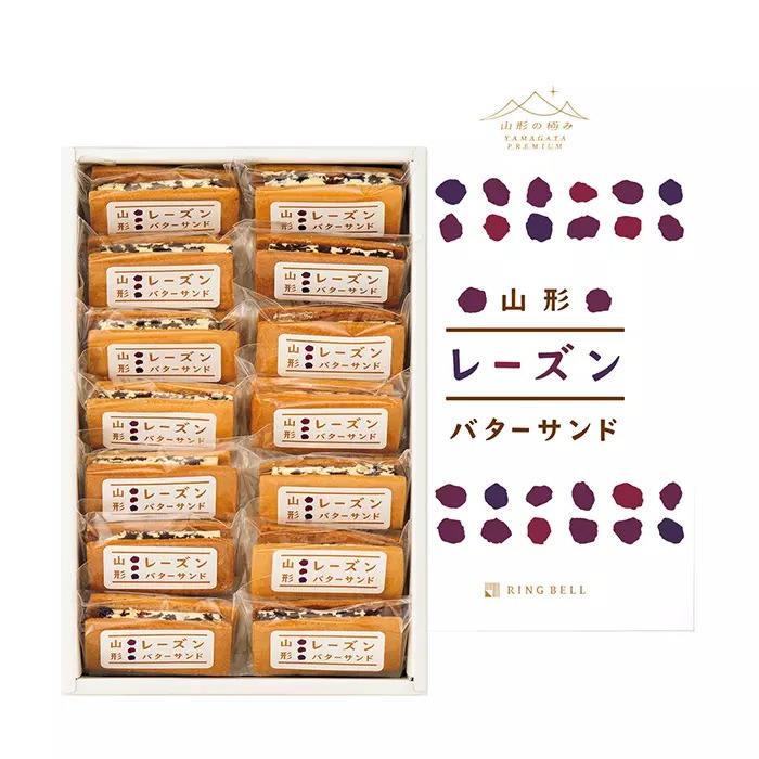 ＥＳＣＡＲＧＯＴ　レーズンバターサンド　１４個入