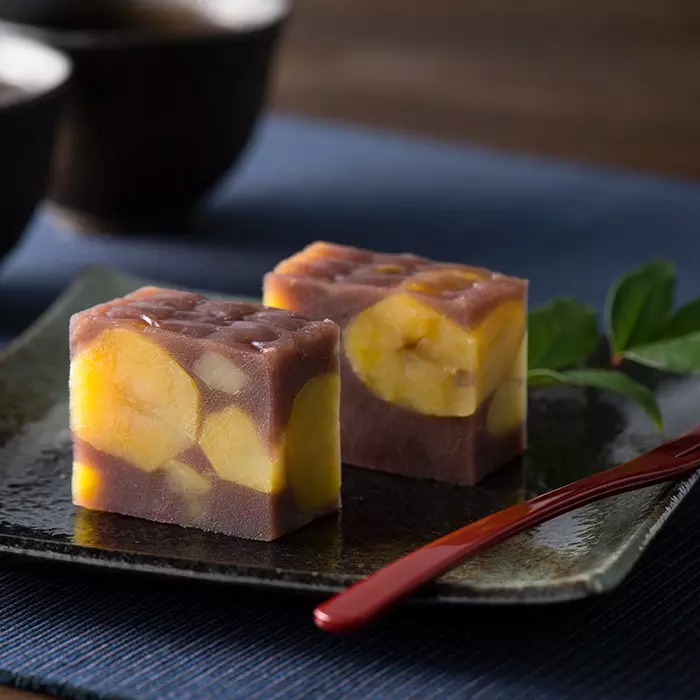 銘菓の錦屋 栗蒸し羊羹 1本