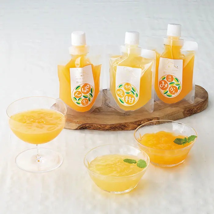 果汁たっぷり飲むゼリー ４個