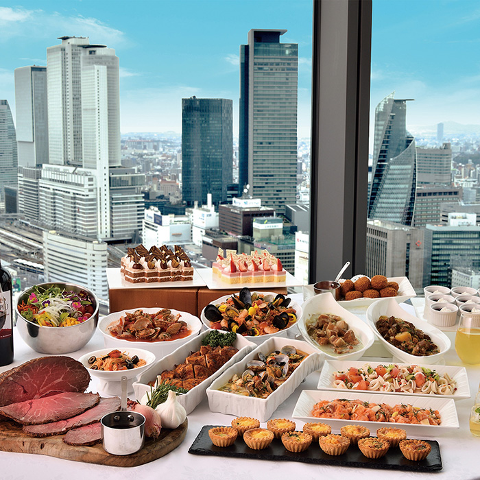　［愛知・名古屋］名古屋プリンスホテル　スカイタワー　Ｓｋｙ　Ｄｉｎｉｎｇ　天空　ランチペア　