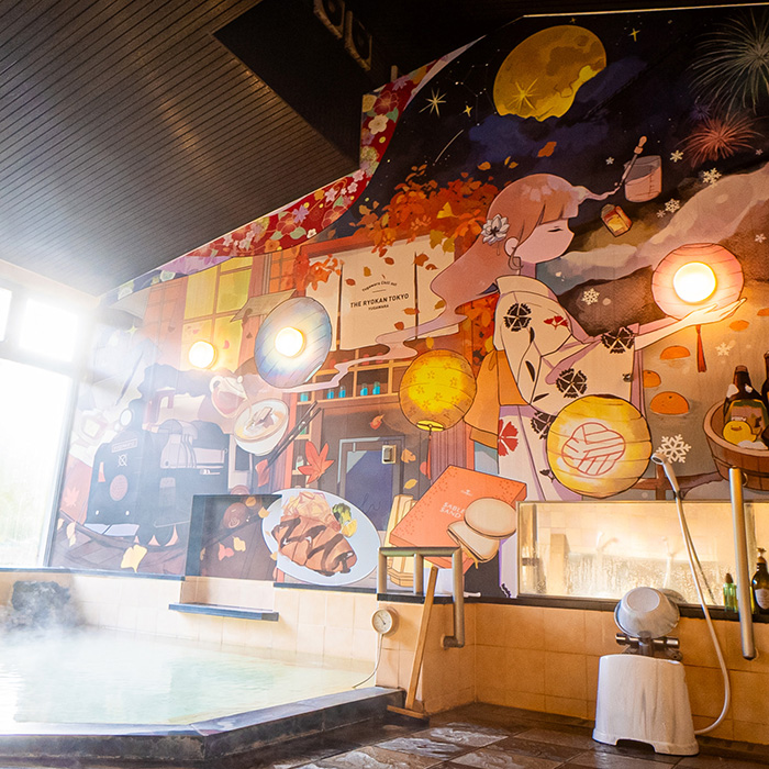 　［神奈川・湯河原］おふろｃａｆｅ　ＨＩＴＯＭＡ　日帰り温泉＋ランチペア