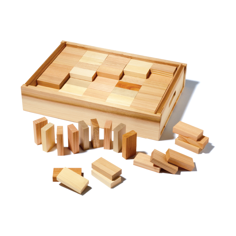 カタログギフト　リンベル　ザ・プレミアム　パウダーピンク 木のドミノ