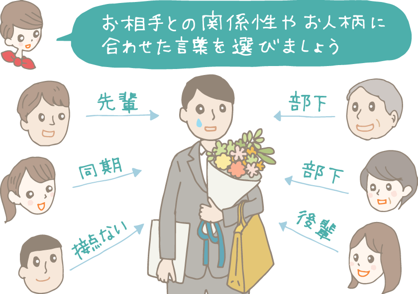 【関係性別】 送別メッセージ文例集＆書き方
