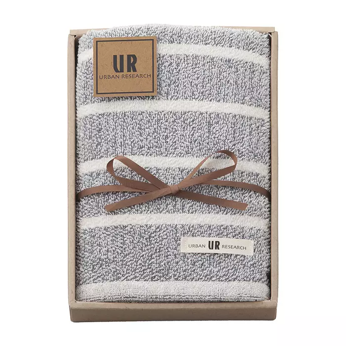 アーバンリサーチ　オーガニックフェイスタオル　ブルー