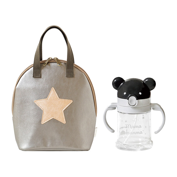 ディモワ　ドリンクポーチ＆ストローマグ　コパ―