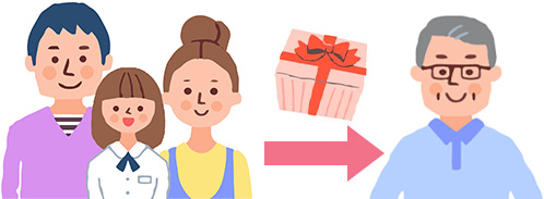 お子さまと一緒にお母さん、お義母さんへ贈る