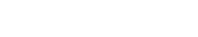 使い方はカンタン、カタログでもネットでも。