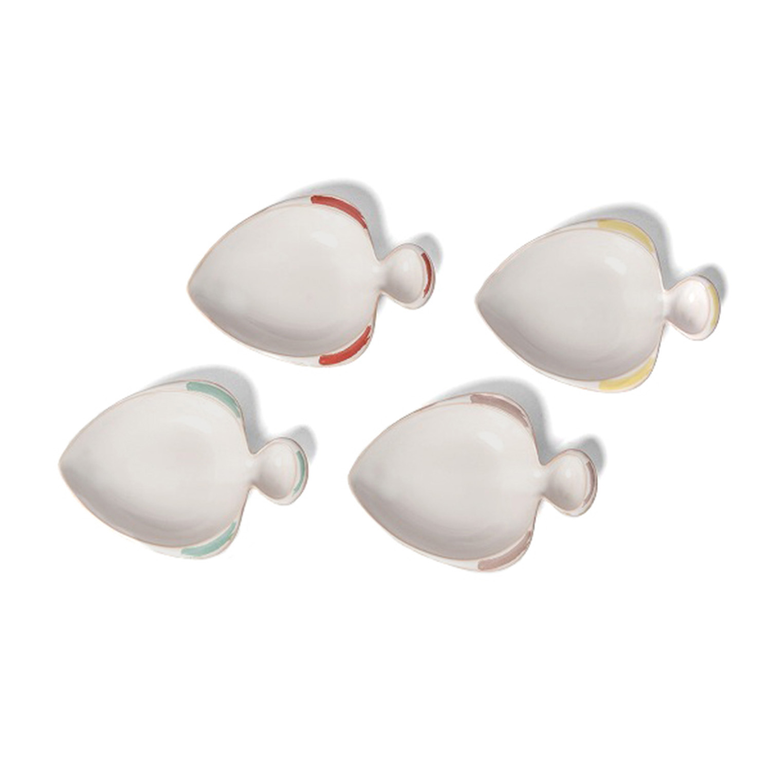 ボトベリー　ファイアンス　魚小皿4個セット