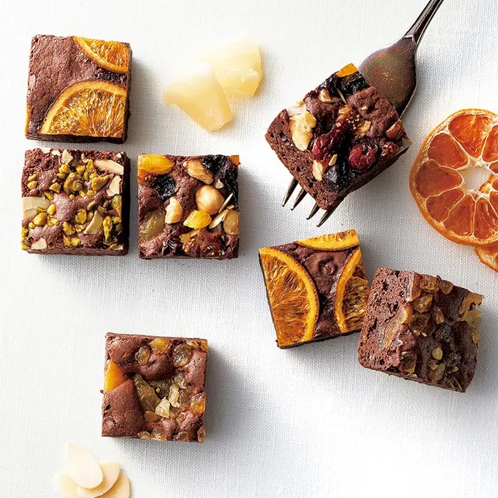 ホシフルーツナッツとドライフルーツの贅沢ブラウ二ー 9個