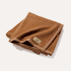西川リビング キャメル毛布（毛羽部分）２枚セット