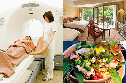亀田メディカルセンター　PET-CT検査・赤坂ブレストインターナショナルクリニック　乳がん検診+ペア宿泊イメージ