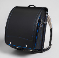 大峡製鞄　オオバランドセル　プレミアム　ブラック×ブルー
