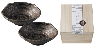 リンベル 前畑 オリジナル 炭彩 組鉢 木箱入 カタログギフトのリンベル 公式