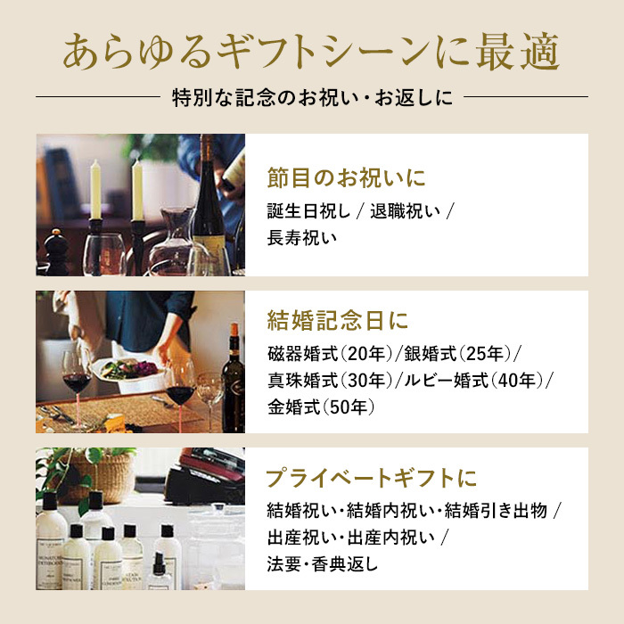 　【父の日専用ラッピング】カタログギフト　リンベル　ザ・プレミアム　ウォーターコース