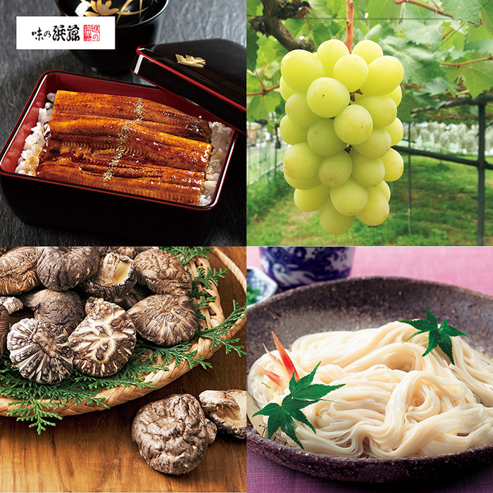 カードタイプカタログギフト　美味百撰　片栗（かたくり）カード／缶タイプ