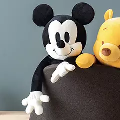 背中ツボ押しクッション　ミッキーマウス