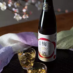 茨城県　月の井酒造店　日本酒仕込み　オーガニック梅酒　５００ｍｌ