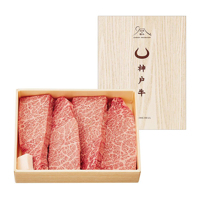 日本の極み　兵庫県　神戸牛　肩ロースステーキ　肉質等級：４等級（Ｂ．Ｍ．Ｓ．Ｎｏ．６）以上　１ｋｇ