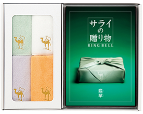翡翠（ひすい）+ハンカチ4枚セット